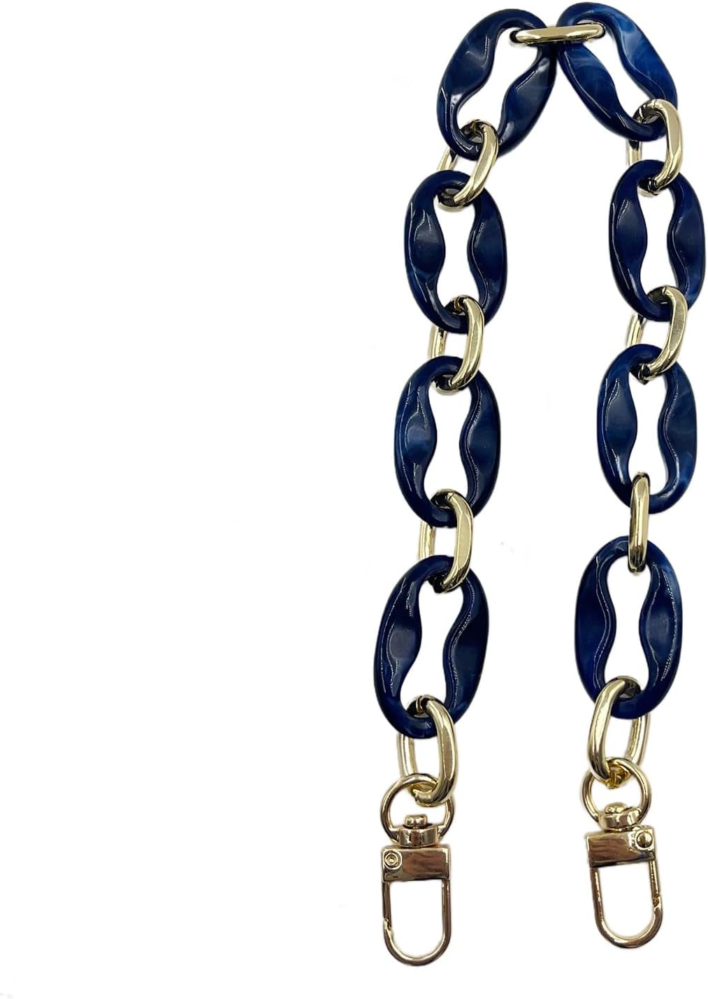 15.7 inch Purse Chain Strap Replacement  Purse Handle Stylish Bag Charms Chain Handbag Accessories DIY Craft(Light Brown and Beige)