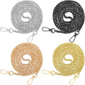4 Pack Purse Chain Straps,47" Purse Straps Purse Chains for Handbags Accessories for Crossbody Bags Purses