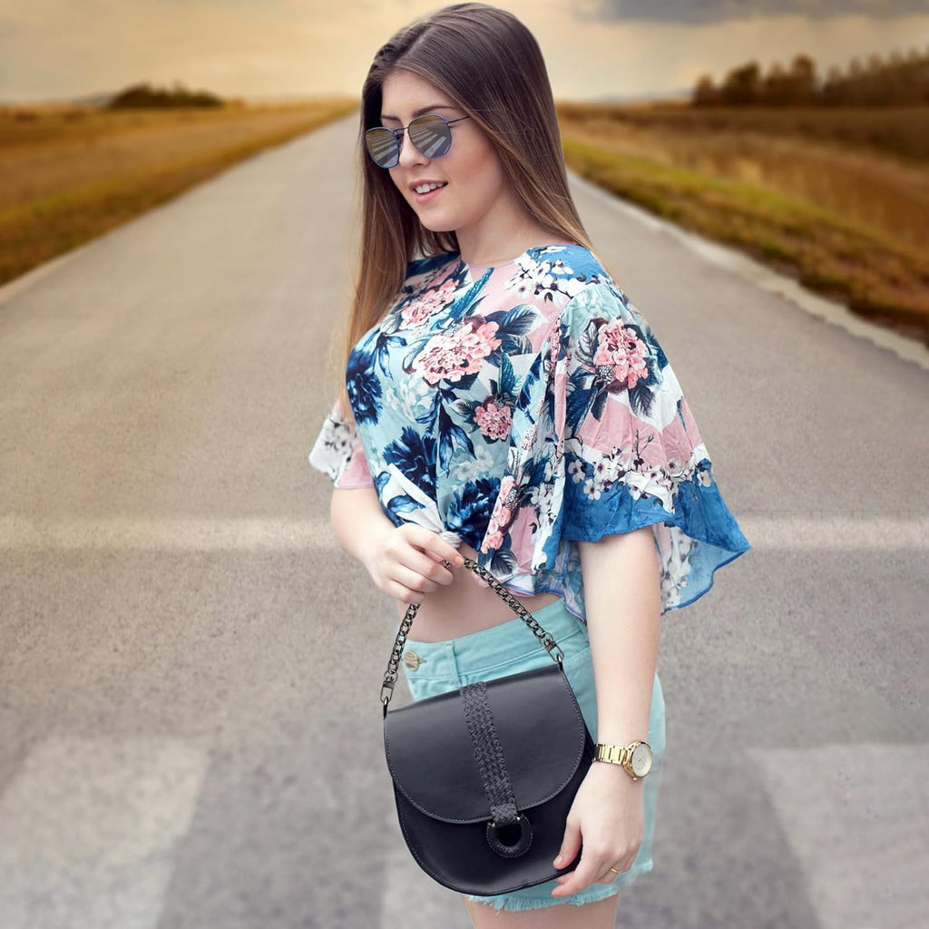 1  Flat Purse Chain Iron Bag Link Chains  Straps Chains with  Buckles Hook for Replacement, DIY Handbags Crafts, 7.9 /20cm()