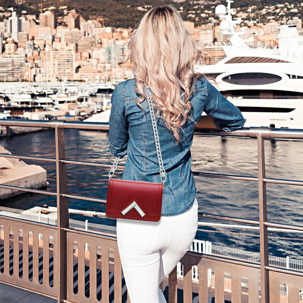 1  Flat Purse Chain Iron Bag Link Chains  Straps Chains with  Buckles Hook for Replacement, DIY Handbags Crafts, 7.9 /20cm()