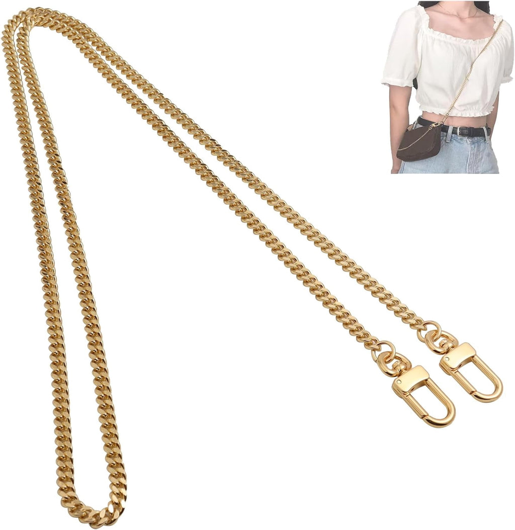 Bag Chain Strap for Handbag Replacement, Purse Chain Accessories, Purse Chain Strap CrossBody with  Buckles