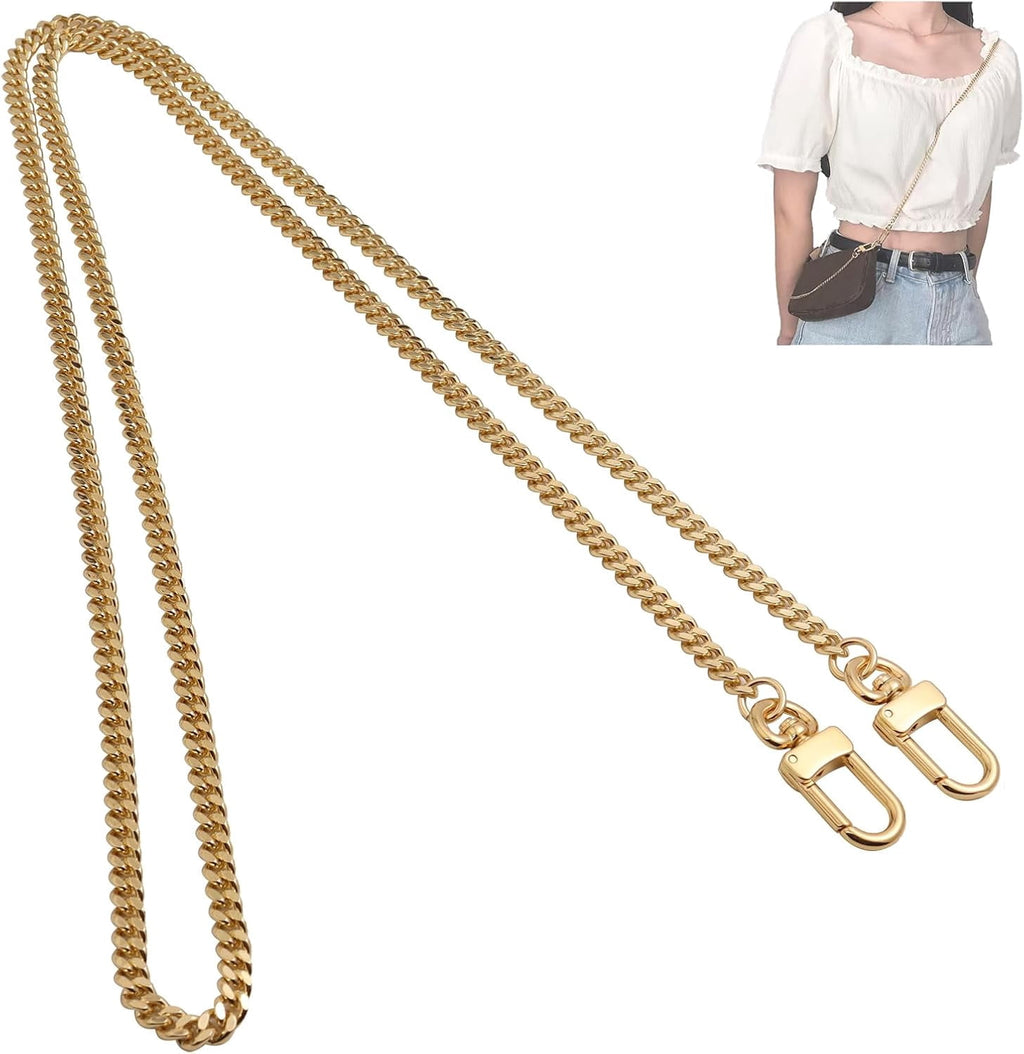 Bag Chain Strap for Handbag Replacement, Purse Chain Accessories, Purse Chain Strap CrossBody with  Buckles