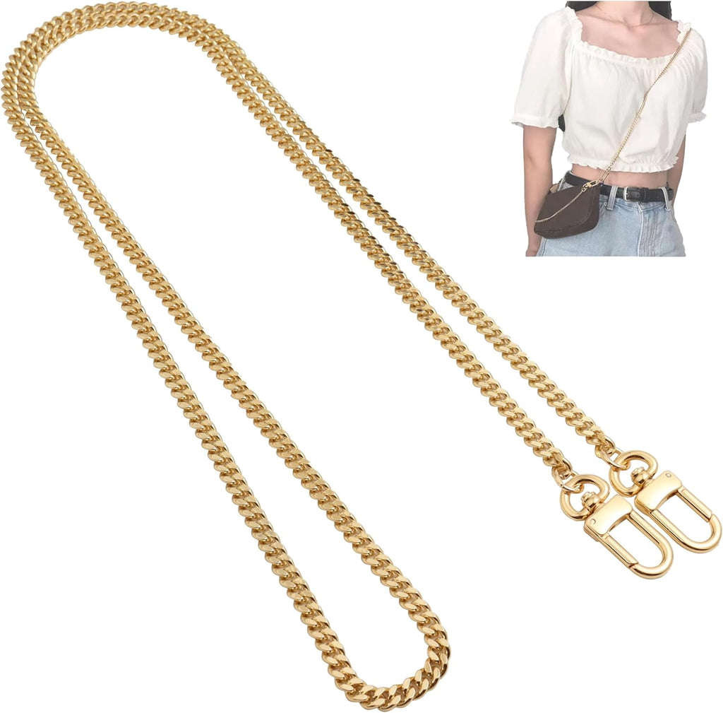 Bag Chain Strap for Handbag Replacement, Purse Chain Accessories, Purse Chain Strap CrossBody with  Buckles