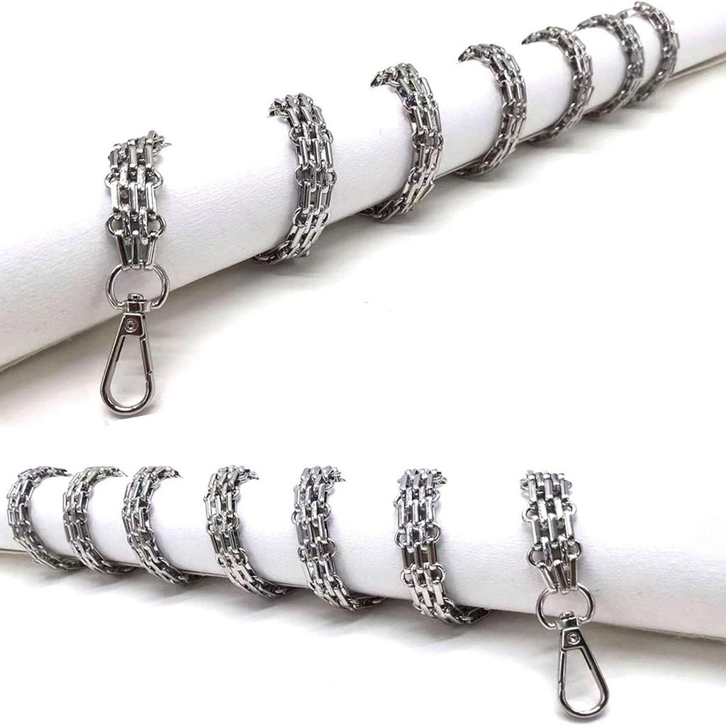 Iron Wide Purse Straps Chain Crossbody Replacement Strap for Handbags 47inch/120cm Gold