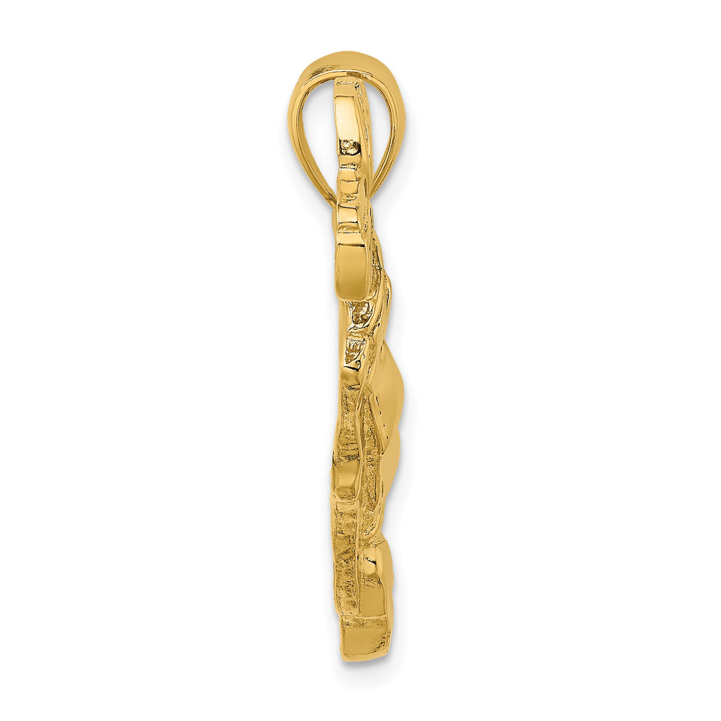 FJC Finejewelers 14k Yellow Gold Golf Bag Charm