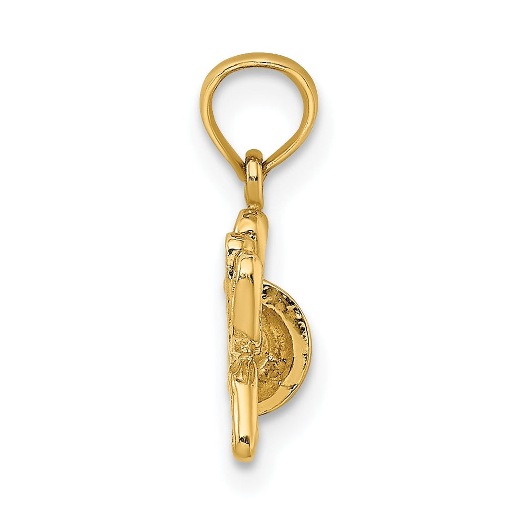 FJC Finejewelers 14k Yellow Gold Golf Bagengraved Charm