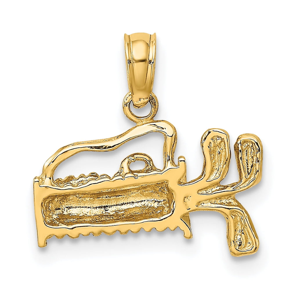 FJC Finejewelers 14k Yellow Gold Golf Bagengraved Charm