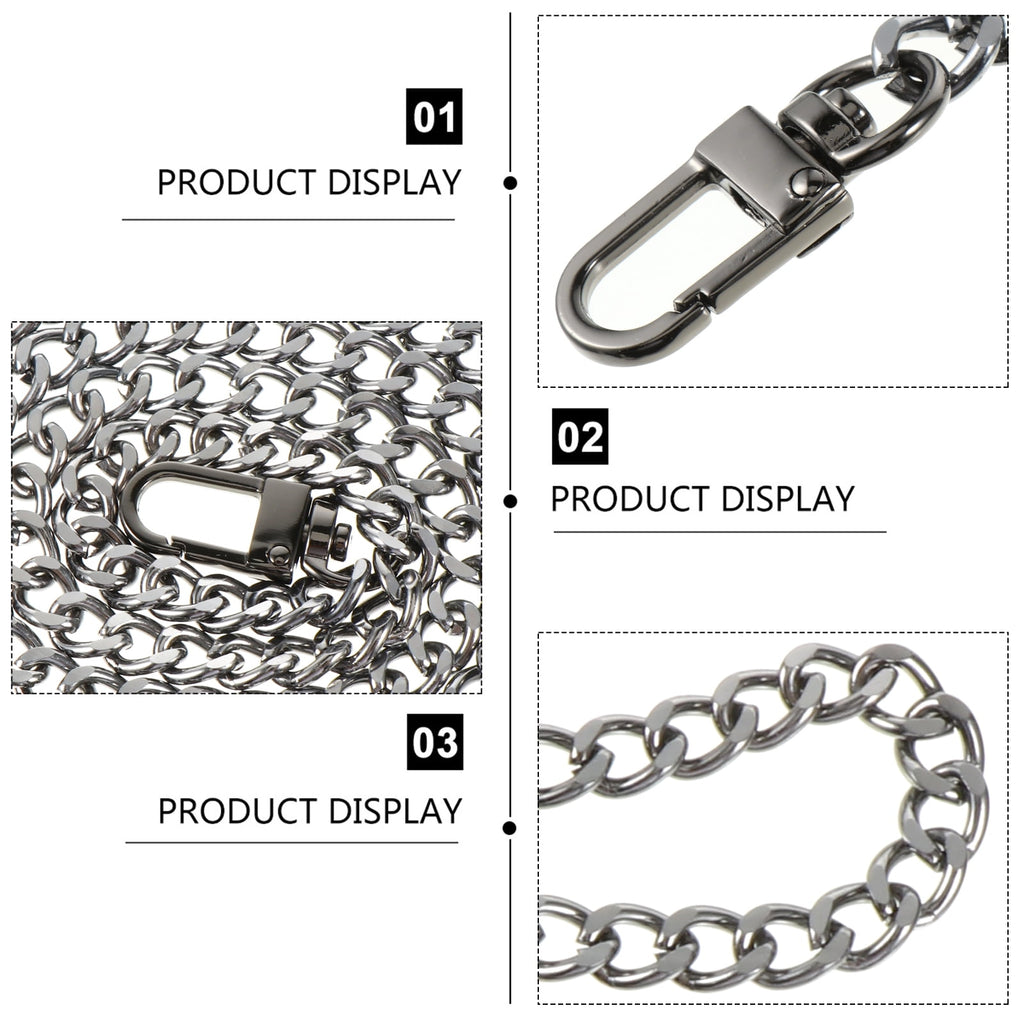 1pc 120cm Chain Strap for Handbag Crossbody Bag Replacement Accessory