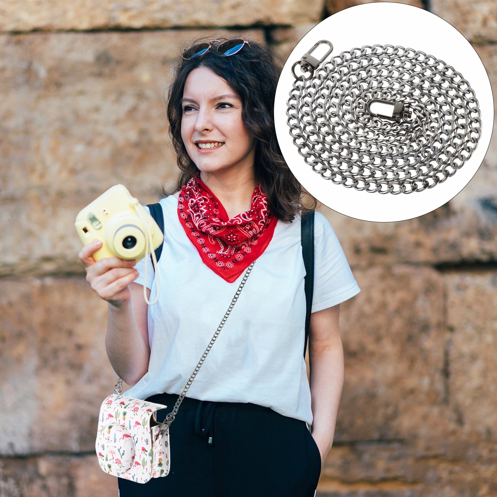 1pc 120cm Chain Strap for Handbag Crossbody Bag Replacement Accessory