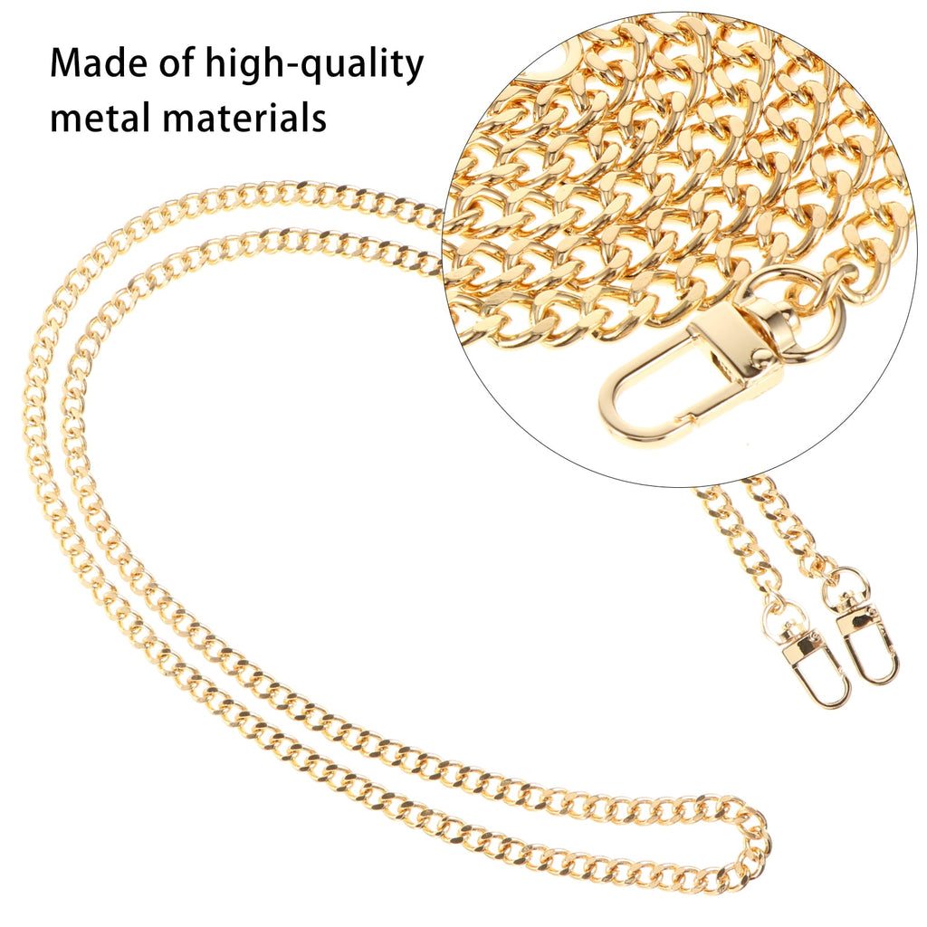 DRAFIDEEP Golden Iron Crossbody Purse Chain Strap, 1-Pack for Handbags and Shoulder Bags