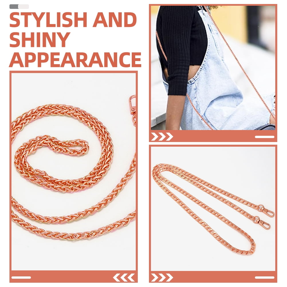 Metal Purse Chain for Handbag Replacement Strap Crossbody Bag 1 Set Extension Chain