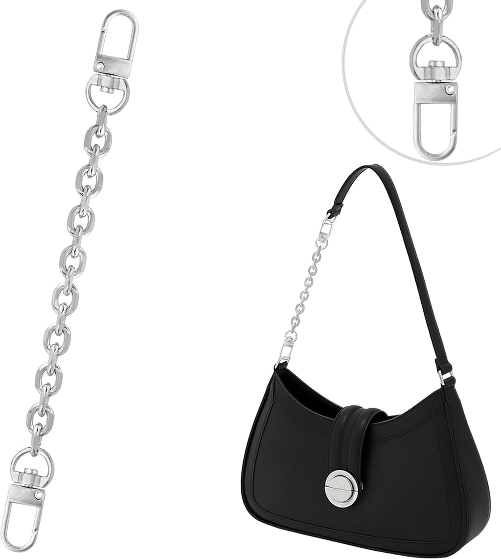1 count Purse Chain Strap   Chain Strap Replacement Chain for Handbag  Bag Purse(7.9 /20cm-O chain 0.28 Inch, )